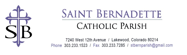 Saint Bernadette logo